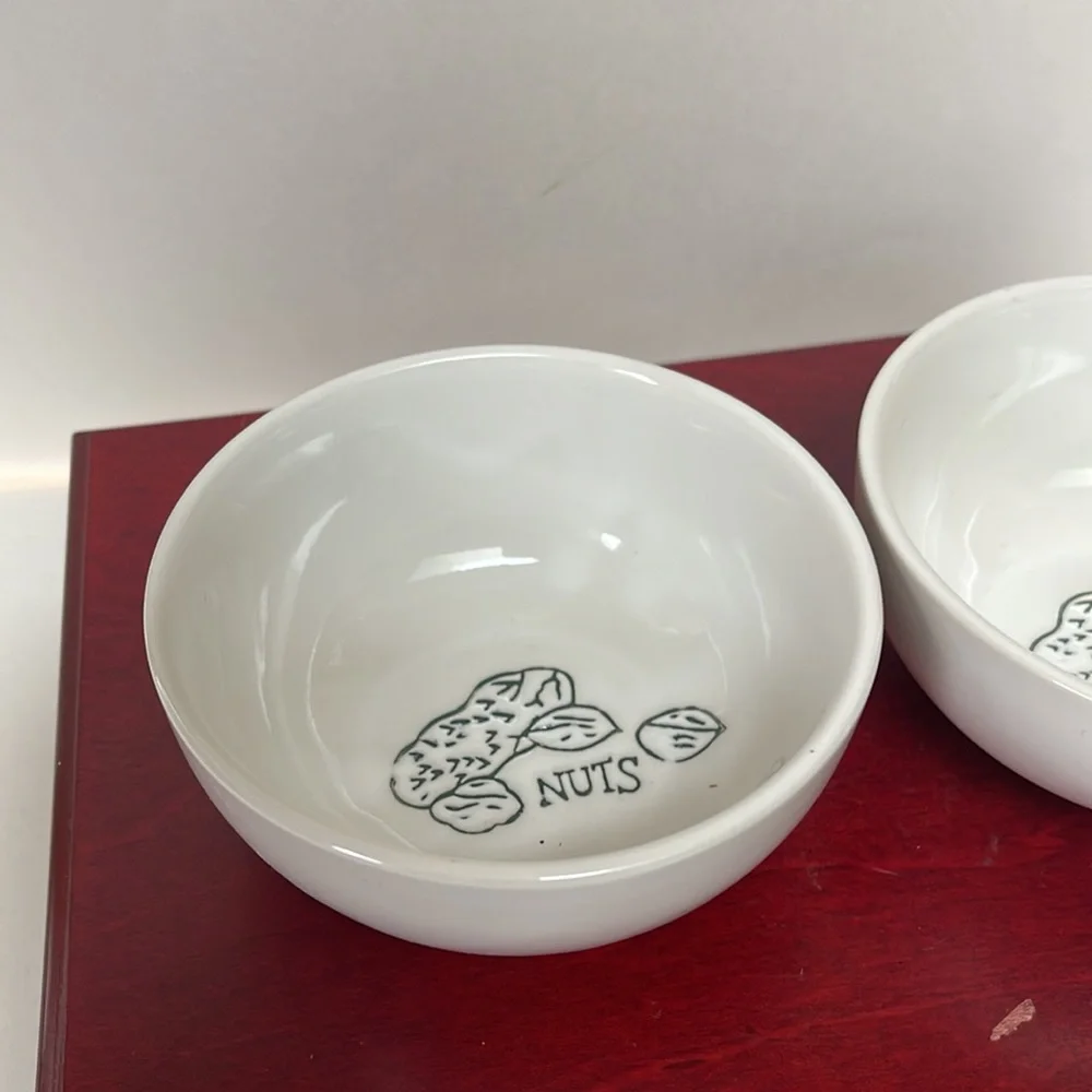 Ceramic nut bowl set for charcuterie board